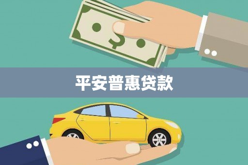 威县平安普惠贷款
